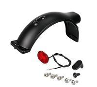 Xjdzineq Rear Light and Metal Brackets Durability Mudguard Mount and LED Light for Kick Scooters Easy Installation Scooters Rear Mudguard Taillight Accessory