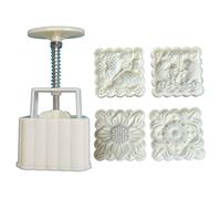 Xjdzineq Square Molds Stamps Baking Accessories Kitchen Gadgets for Mid-Autumn Festival Pastry Tools and Gadgets