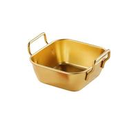 Xjdzineq Stackable Stainless Steel Plates for Toddler Efficient Dinnerware Camping Dinner Tray Easy Storage and Maintenance Children ' s