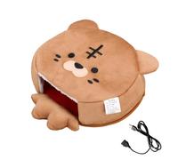 Xjdzineq Thermal Mousepad with Detachable Ergonomic Wrist for Cold Weather Home Setups Winter Ready Heated Desk Pad Featuring Plushie USB-Powered Warming Desk Mat with Adjustable Fleece Wrist Cushion
