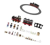 Xjdzineq Train Model with Operational Effect for Collectors Imagination Building Dolls