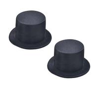 Xjdzineq Unfinished Tiny Top Hats 9cm EVA Oil Cloth Doll Hat for Creative Crafting Projects and Decorative Decorations Derby Hat for Doll