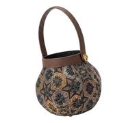 Xjdzineq Unique Tube Structure Shoulder Bag Made From Strong Polyester Fabric and Cotton Layer the Bag Is Decorated with Sewing Thread