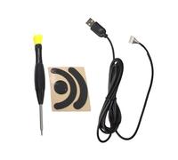 Xjdzineq Universals Rubber Wire Replacement Kits Featuring Gliding Feet Pad and Metal Tool for G403 Rubber Wire Replacement