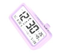 Xjdzineq User Friendly Rechargeable Alarm Clock 3 Separate Alerts Clear LCD Display Suitable for Elderly and Health Management Bedside Clock