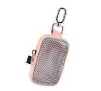 Xjdzineq Zippered Story Card Holder Pouch, D | Front Mesh Viewing Pocket, Detachable Clip, Compact Organizer Case Daily Use