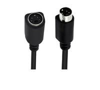 XJEDFTOZD Mini DIN 4 Pin S-Video Cable Male to Male Male to Female Connector Transfer for TV Receiver Monitor S-VHS VCR DVD(0.5m,M-F)