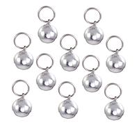 XJEIVJIC 10pcs Small Bells Dog Collar Charm Accessories for Cats Puppies for Easy Attachment to Collars Bags More Jingle Sound for Small Pets