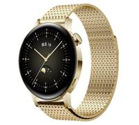 XJEIVJIC Bracelet milanais de 22mm Watch 4 Pro GT3 Pro 46mm GT4 46MM, Bracelet magnétique de luxe en métal, convient à la plupart des montres de 22mm