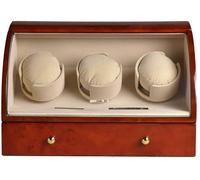 XJEIVJIC Chandelier 3+3 Watches Automatic Watch Winder Display Wooden Storage Case Gloss Wrist Watch Winder Rotator Deluxe Silent Motor with Drawer Good Times Chandelier