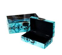 XJEIVJIC Elegant Holder Large Capacity Organizers With Marble Texture Accessory For Necklaces Earrings And Rings