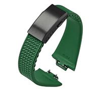 XJEIVJIC Fluoro Rubber Strap，For PRX Series Super Player 35mm 40mm Women Men FKM Quick Release Folding Buckle Watch Band 11mm 12mm