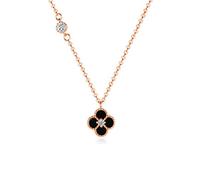 XJEIVJIC JZWCHQ/necklaces four-leaf necklace female simple temperament color clavicle chain light luxury gift women's pendants