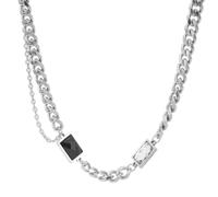 XJEIVJIC Necklace Women Pendant Chain Necklaces Male Trendy Niche Design Hip-Hop With Clothing Accessories