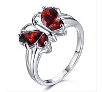 XJEIVJIC S Ring Women Animal Butterfly Exquisite Zircon Temperament Dating Birthday