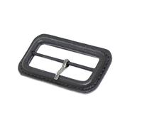XJHDS 1-10Pcs 2.5-6CM Black Leather Covered Buckle Adjustable Design Durable Material Slide Buckles DIY Craft Accessories