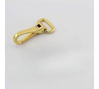 XJHDS 65-17MM 10Pcs Gold Snap Hook Swivel Clasp D-Rings Swivel Snap Hooks For Linking Dog Lead, Collar Bag Strap DIY Accessories