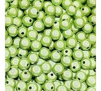 XJHDS Bulk 60/100/200/300/600pcs 4-30mm Miracle Beads 3D Illusion Round Reflective Jewelry Beads, Acrylic Assorted Beads for Jewelry Making