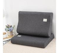XJHWD 1 Pair Soft Cotton Pillowcases, Comfortable Covers for Memory Foam, Latex Pillows, Ideal for Home, Hotel, Hospital Sleep Comfort,fresh blue 40x60cm pillowcase, 2pcs