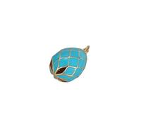 XJHWD 25 * 15MM Easter Egg Pendant Enamel Alloy Beads Enamel Charms Assorted Gold Plated Enamel Charms For Jewellery Making Gold Theme