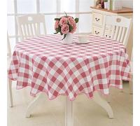 XJHWD Dia 150-220CM Ruffle Lace Large Round Pvc Table Cloth Wipe Clean Pvc Table Cloth Round Table For Circular Table Home Tablecloth Waterproof