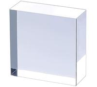 XJJDCB 10PCS Premium Clear Acrylic Block - Customizable Crystal Cube for Trophies, Awards, and Decorative Display - Perfect for Photos and Memorabilia,10PCS 8cm×8cm×1cm