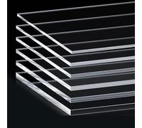 XJJDCB 12mm Thick Clear Acrylic Sheet PMMA Plastic Panel Ultra Heavy Duty Transparent Acrylic Board for Structural Use, Furniture, Machine Guards, CNC, Laser Cutting,10x30cm
