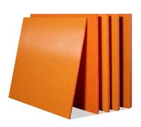 XJJDCB Bakelite Phenolic Resin Sheet - Heat Resistant Insulating Panel for CNC Machining, Electrical Boards, Test Fixtures, 2Mm Thick Red Board for Industrial DIY Projects,250 * 250 * 2mm (2 pieces)