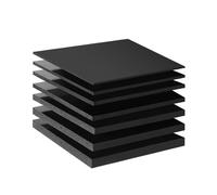 XJJDCB Black POM Sheet Plastic Plate,Thick 2-8Mm,100 * 200Mm,for Machining Precision Parts,Home Decor,DIY Projects,Engineering,CNC,black 6mm*100 * 200mm (2 sheets)