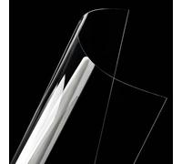 XJJDCB Transparent PVC Sheet 0.8mm Thick, Clear Plastic Sheet for DIY, Crafts, Art Projects, Flexible Material,100cm*50cm1piece