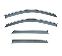 Xjjhyl 4 Pcs Car Wind Deflectors Set for Audi Q2 Window visor,Car Window Side Door Stick-On Rain Deflector Sun Visors Shield，Vehicle-specific customised accessories