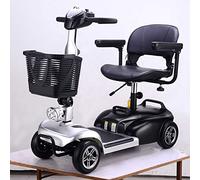 XJKH Lightweight Folding Mobility Scooter - 4 Wheel Portable Scooter for Adults and Elderly