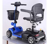XJKH lightweight folding mobility scooters Mobility Scooters Fold Up Mobility Scooter 4 Wheel Mobility Scooter Portable Mobility Scooter For Adults/Elderly