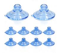 XJKJSX 10 Pack Replacement Suction Cups 30mm Mushroom Head, Compatible with EZ Pass Holder and AutoBoxClub Mount, Fits Most Radar Detectors and Dash Cam Brackets, Clear PVC