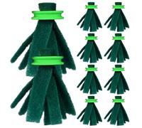 XJKLBYQ 10Pcs Spawning Mop for Fish, 2x4 Inch Floating Cotton Spawning Mop, No Damage Replacement Breeder for Aquarium, Fish Tank, Random Color, Gravel Cleaners