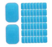 XJKLBYQ 50Pcs Gel Pads, High Conductivity & Low Irritation Muscle Stimulator Pads, ABS Stimulator Abdominal for Ultimate Muscle Ems Abdominal Belt Arm Leg Waist Workout, Exercise Ball Accessories