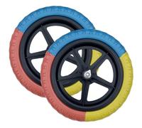 XJKLBYQ Balance Bike Replacement Wheel, 2Pcs EVA Foam Balance Bike Wheel, 11" Diameter Non Inflatable Foam Kids for Kids Boys and Girls