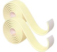 XJKLBYQ Bunk Bed Ladder Pads|2 Rolls Bunk Bed Ladder Pads, Self-Adhesive Bunk Bed Ladder Padding, Cut-Free Soft Foam Baby Proofing No Residue for Furniture Edge Corner Crib Guard Baby Proofing