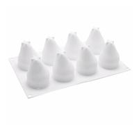 XJKLBYQ Cake Mold, 8-Cavity 3D Pear Shape Silicone Baking Mold, Non-Stick Mousse Dessert Molds, DIY Fondant Molds for Cake Decorating, Cupcake, Fondant Molds for Cake Decorating