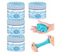 XJKLBYQ Car Cleaning Gel 4Pcs Sticky Scented Car Cleaning Putty for Air Vent, Cup Holder & More, Portable Reusable Multi-Purpose Car Interior Cleaner for Keyboard, Electric Fan & More,Cleaning Kits