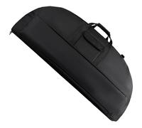 XJKLBYQ Compound Bow Case, Soft Light-Weight Bow Bag, Large Capacity Zipper Lightweight Compound Case with Handle and Backpack Straps/45.3x18.1x2.4