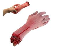 XJKLBYQ Fake Arm Cast,Arm Broken Hand Horror Bloody Realistic Prank Trick for April Fool Halloween Party Props (Broken Arm)