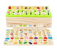 XJKLBYQ Fuse Beads Pegboards, 8-Type Wooden Sorter Toys, Plastic Pegboards Craft Tray for Kids DIY Craft Beads