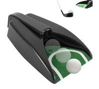 XJKLBYQ Golf Ball Return Putting Machine Automatic Putting Machine with Ball Return Training Putting Cup Golf Trainer for Indoor Outdoor Home Office, No Battery