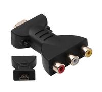 XJKLBYQ HDMI to Converter,Red White Yellow 1080P High-Definition HDMI In to AV Out CVBS Video Audio Male Female RGB Adapter for TV, Laptop, PS2, PS3, Camera, DVD, USB