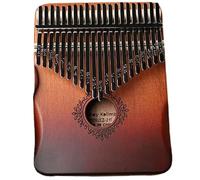 XJKLBYQ Kalimba Thumb Piano 21 Keys, Wooden Tuned Handheld Finger Thumb Piano with Carving, Portable for Kids, Adults, Beginners