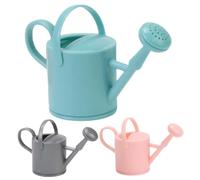 XJKLBYQ Kids Watering Can 3Pcs Mini Watering Can Plastic Toddler with Long Spout and Handle Children Sprayer Water Sprinkler for Small Plants Baby Bath Toy Gift, Plastic