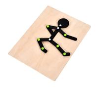 XJKLBYQ Matching Dementia Activities for Seniors,Matching Game for Seniors with Dementia,Busy Boxes with 24 Double-Sided Matching Card,Smooth Wooden Interactive Games for Adults