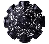 XJKLBYQ Minnow Crawfish Traps,Crayfish Traps for Lakes,Plastic Fish Trap with 8 Holes,Detachable Fishing Net with Fixing Buckle Portable for Loach, Eel, River Shrimp, Crab