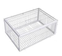XJKLBYQ Pigeon Trap, Birds Trap with Two One-Way Access Entrances, Chicken and Bird Cage with Skylight for Farms Barns Gardens Doves Breeding/16x12x10 Inch